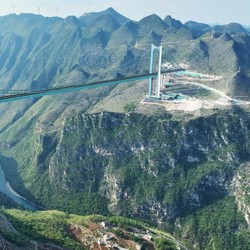 China Bangun Jembatan Tertinggi Dunia, Trip 1 Jam Jadi 1 Menit