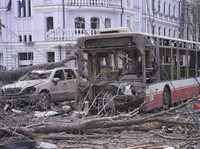 Dua Rudal Balistik Rusia Hantam Kota Sumy Ukraina 32 Orang Tewas