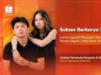Kisah Pasangan Muda Garap Potensi Sepatu Lokal Lewat Shopee