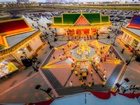 Dorong Perdamaian, PIK Sambut Perjalanan Spiritual Thudong 38 Bhikkhu