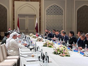 Ara Dampingi Prabowo di CEO Forum RI-Qatar, Cari Investor Program 3 Juta Rumah