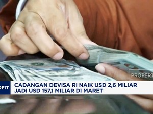 Video: Cadangan Devisa RI Naik Jadi USD 157,1 Miliar di Maret 2025