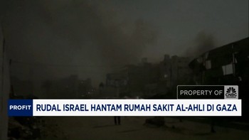Video: Rudal Israel Hantam Rumah Sakit Al-Ahli di Gaza