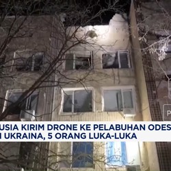 Video: Rusia Kirim Drone ke Pelabuhan Odesa di Ukraina