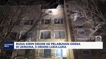 Video: Rusia Kirim Drone ke Pelabuhan Odesa di Ukraina