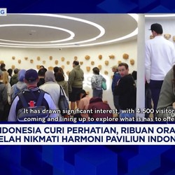 Curi Perhatian, Ribuan Orang Nikmati Harmoni Paviliun Indonesia
