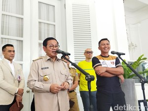 Pramono Ketemu Azrul CEO DBL, Bahas Rencana Kompetisi Basket Pelajar