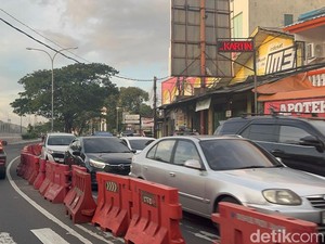 Jam Pulang Kantor, Lalin Jalan Kartini Depok Macet