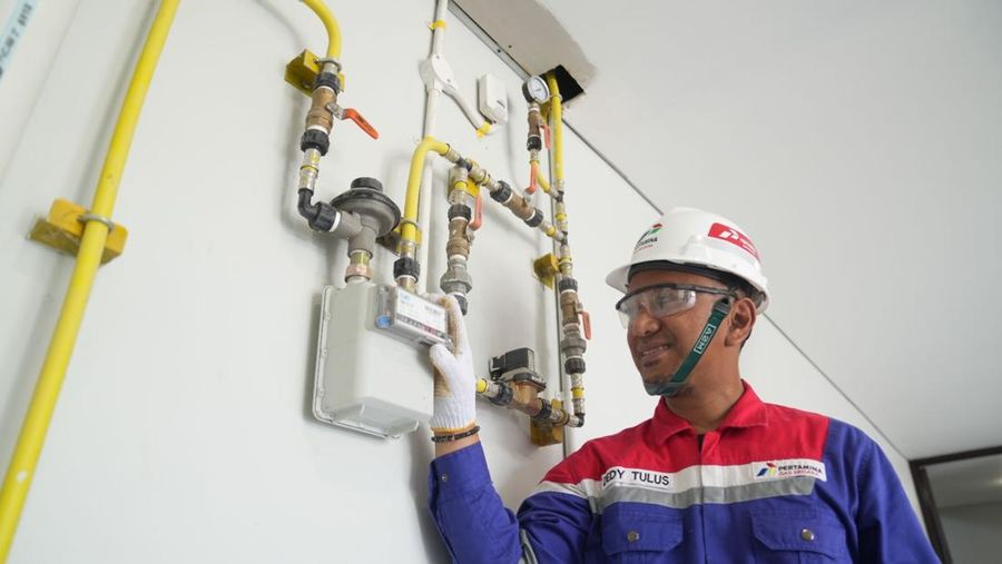 Jaringan distribusi gas bumi. (Dok. PT PGN Tbk (PGAS))