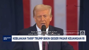 Video: Kebijakan Tarif Trump Bikin Geger Pasar Keuangan RI