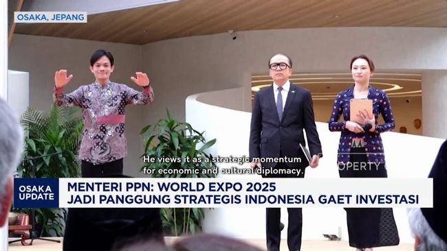 Video: Menteri PPN Sebut World Expo 2025 Jadi Panggung Gaet Investasi