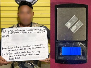 Takut Dikejar Tim Labubu Polres Kubu Raya, Pengedar Sabu Lompat ke Sungai