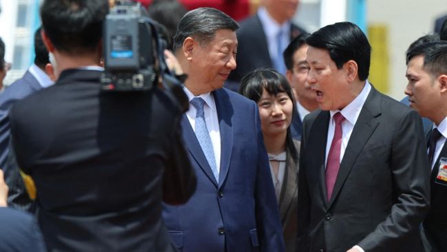 Potret Xi Jinping Kunjungi Tetangga RI, Satukan Kekuatan Hadapi Trump