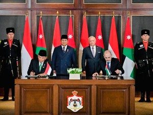 Pertemuan Prabowo-Raja Abdullah II Hasilkan 4 MoU Bidang Pertahanan-Pertanian
