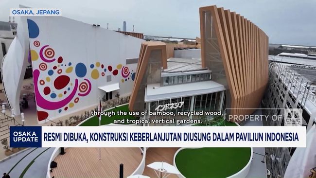 Resmi Dibuka, Konstruksi Keberlanjutan Diusung Paviliun Indonesia