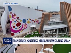 Resmi Dibuka, Konstruksi Keberlanjutan Diusung Paviliun Indonesia