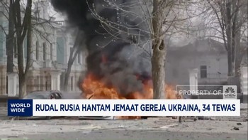 Video: Rudal Rusia Hantam Jemaat Gereja Ukraina, 34 Tewas