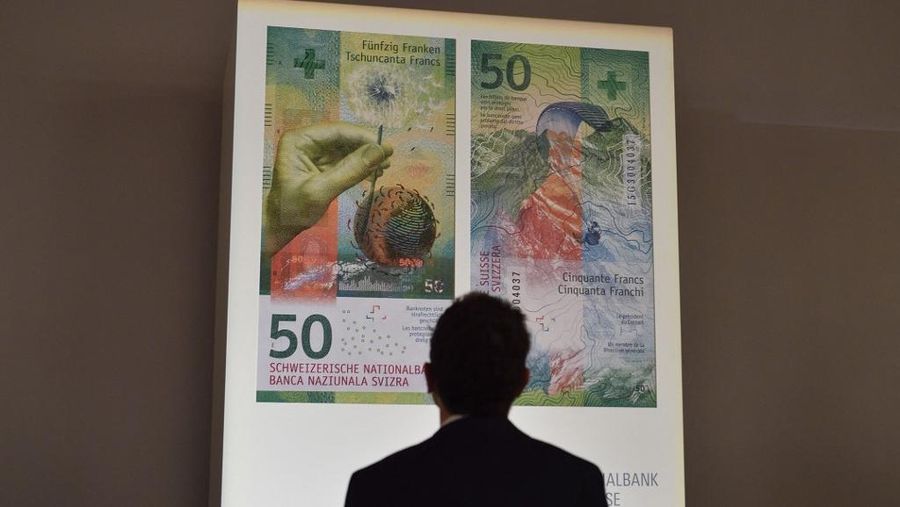 Swiss franc. (FABRICE COFFRINI / AFP) Swiss franc. (FABRICE COFFRINI / AFP)