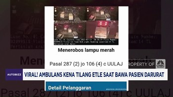 Video: Ambulans Kena Tilang Etle Saat Bawa Pasien Darurat