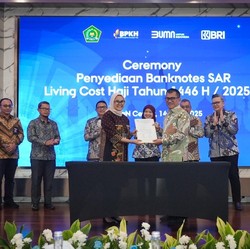 BRI Kembali Sediakan Banknotes untuk Living Cost Jemaah Haji 2025
