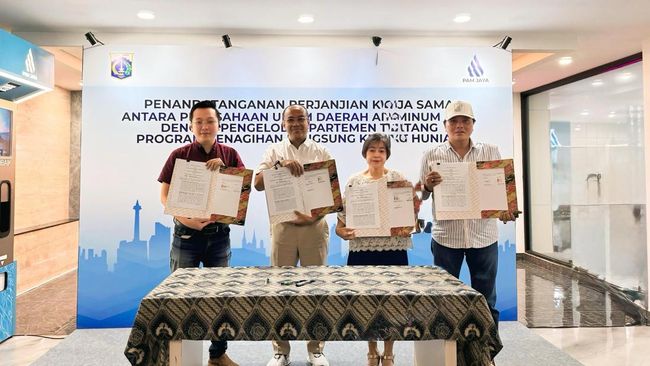 Beri Solusi Bagi Penghuni Apartemen: PAM Jaya Luncurkan Program Ini
