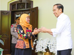 Ini yang Dibahas Gubernur Khofifah Saat Bertemu dengan Jokowi
