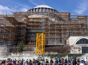 Hagia Sophia Direnovasi Besar-Besaran untuk Antisipasi Gempa