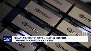 Video: Melunak, Trump Batal Blokir Ekspor Chip Buatan Nvidia ke China
