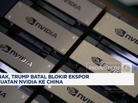 Video: Melunak, Trump Batal Blokir Ekspor Chip Buatan Nvidia ke China