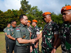 Panglima TNI Cek Latihan Prajurit Jadi Pawang Anjing Pelacak