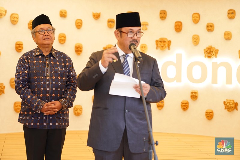 World Expo 2025 Osaka resmi dibuka untuk umum pada Minggu (13/4). Sejak hari pertama, Paviliun Indonesia langsung diserbu lebih dari 5.000 pengunjung yang antusias ingin mengenal Indonesia lebih dekat. (CNBC Indonesia/Angga Yosua)