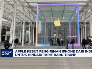 Video: Hindari Tarif Trump, Apple Kebut Pengiriman IPhone Dari India