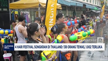 Video: 4 Hari Festival Songkran di Thailand, 138 Orang Tewas