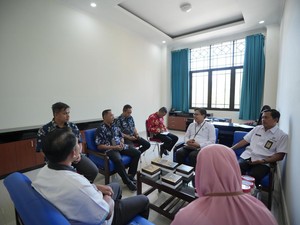 Perkuat Iklim Statistik, BPS dan Diskominfo Klaten Bahas Program Desa Cantik