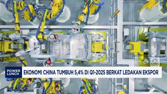 Video: Berkat Ledakan Ekspor, Ekonomi China Tumbuh 5,4% di Q1-2025