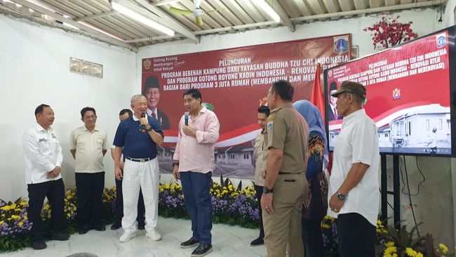 Aguan Biayai Renovasi Rumah di Kawasan Padat Jakarta Rp50 Juta/Unit