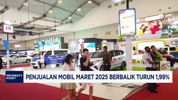 Penjualan Mobil Maret 2025 Berbalik Turun 1,99%