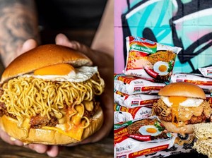 Resto di Sydney Ini Punya Menu Burger Indomie yang Halal