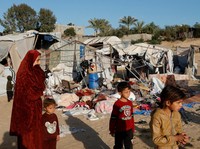 Potret Terbaru Gaza Dibombardir Israel, Tenda Rata dengan Tanah