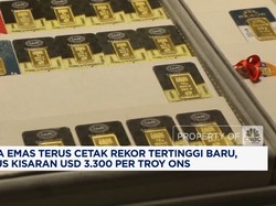 Video: Harga Emas Makin "Ngegas", Tembus Rekor Baru USD 3.300