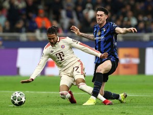 Babak Pertama, Inter Milan Vs Bayern Munich Masih Tanpa Gol