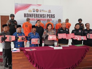 Jaringan Sabu Pasuruan-Gresik Diungkap, 5 Tersangka Ditangkap