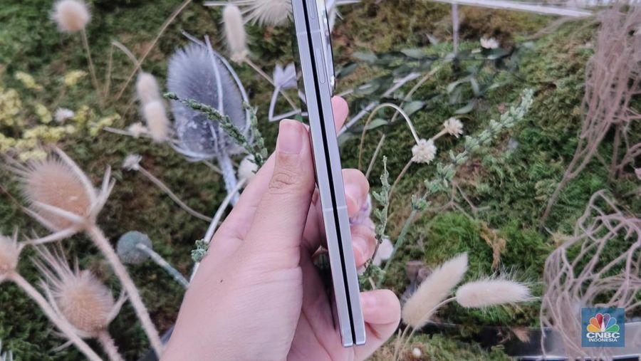 Oppo Find N5. (CNBC Indonesia/Intan Rakhmayanti)