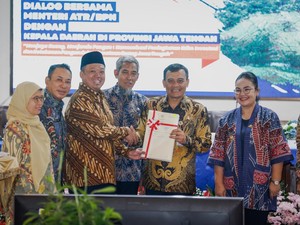 Pemprov Jateng dan ATR/BPN Kolaborasi Sertifikasi 450 Ribu Ha Tanah