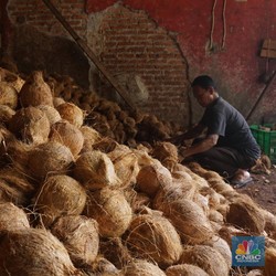Pedagang Kelapa Parut Merana, Ditinggal Pembeli-Omzet Ambruk