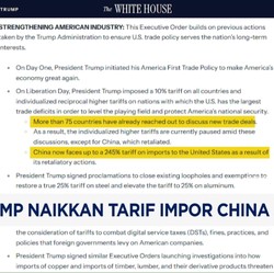 Video: Ngeri! Trump Naikkan Tarif Impor China Jadi 245%