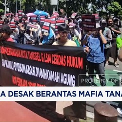 Video: Unjuk Rasa Desak MA Berantas Mafia Tanah