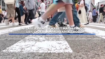 Inflasi Jepang di Maret Masih Tinggi, Lampaui Target BOJ