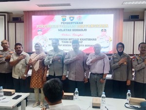 Strategi Polresta Sidoarjo Bentuk Pokdarkamtibmas untuk Ujung Tombak Kamtibmas