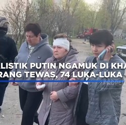 Rudal Balistik Putin Ngamuk di Kharkiv, 1 Orang Tewas, 74 Luka-luka
